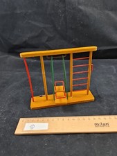 Klettergerüst Schaukel Holz Spielplatz Puppenstube Puppenhaus antik alt