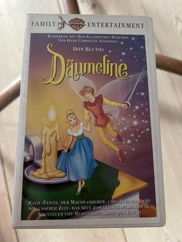 Don bluth däumeline vhs video - bluth,