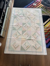 SHYAM AHUJA handgewebter Künstlerteppich Vintage 80er Jahre, Neu