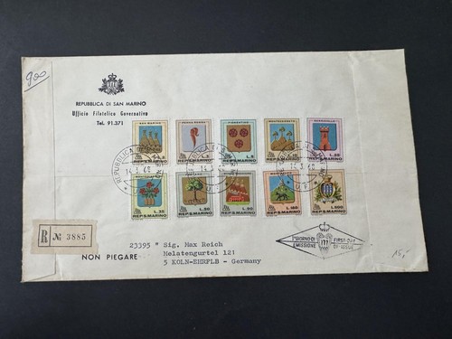 San marino brief fdc 1968 - brief,