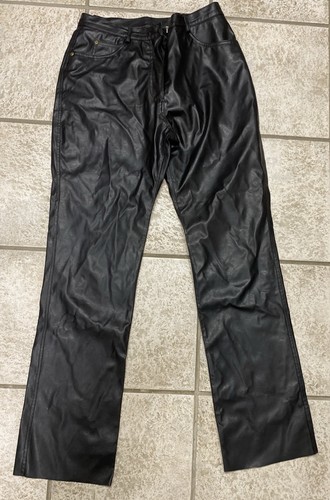 Kunstlederhose damen schwarz - damen,