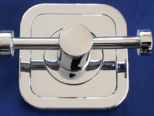 chrom Emco Doppel Handtuchhaken 002-1134