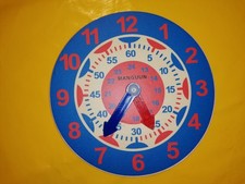 Holzuhr zum Uhr lesen lernen