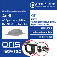 Für AUDI A3 Sportback Typ 8P