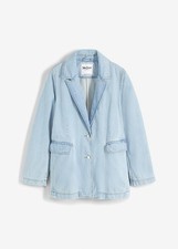 Jeansblazer Boyfriend Fit Gr. 54 Hellblau Damen Jeans-Blazer Sakko Jacke Neu*