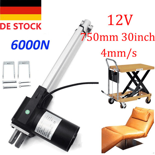 12vlinearantrieb 6000n 750mm - 6000n,