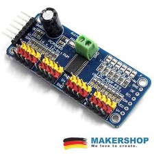 PCA9685 16 Kanal Driver Servomotor Treiber Modul PWM I2C Arduino Raspberry Pi