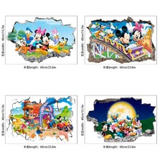 3D Mickey Mouse Clubhouse Minnie Mouse Wandtattoos Kinderzimmer Wand Dekorieren