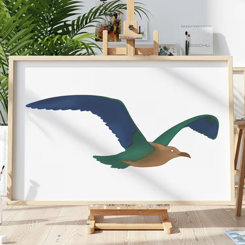 Vogel tier schablone malen - tier,