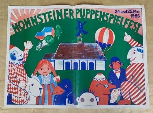 Puppenspiel plakat poster - puppenspiel,
