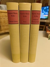 3 x Buch Rilke Werke Insel
