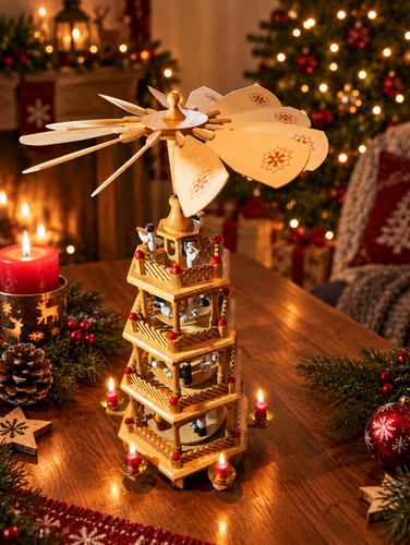 Weihnachtspyramide aus holz - weihnachtspyramide,