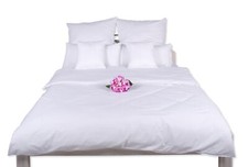 Bettwäsche Hotelbettwäsche Bettbezug 200x220 cm Kissenbezug 40x80 80x80 cm