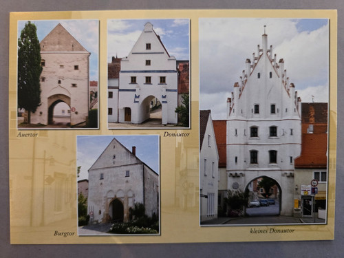 Ansichtskarte vohburg donau - ansichtskarte,