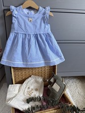 Steiff Sommer Kleid Blau