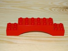 Lego Duplo 20er Noppen 2x10 Bausteine Lange Stein brücke rot