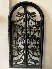 Antikes massives Gusseisen Fenster Doppelfenster Doppeltür Jugendstil Fenster