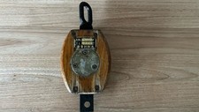 Seilwinde Schekel Flaschenzug Schiff Holz/Metall alt Maritime Deko