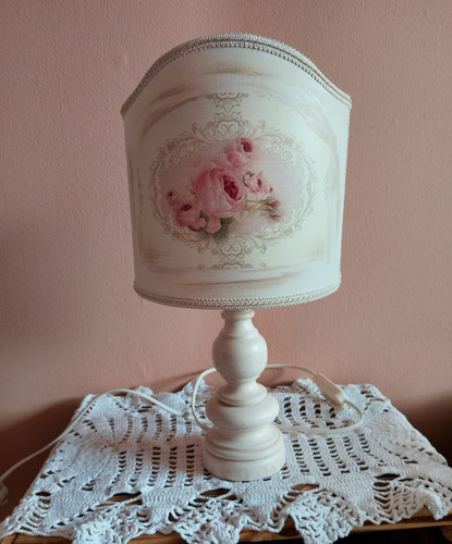 Tischlampe vintage weiß - vintage,