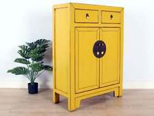 chinesische Kommode Orientalisch/Asiatisch Stil gelb #M-KOM-A37G