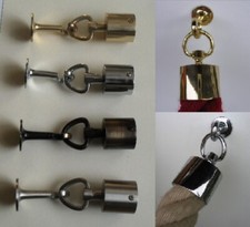 Messing Seilendkappe mit Ring