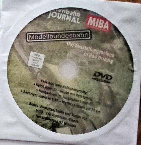 Miba dvd modellbundesbahn - miba,