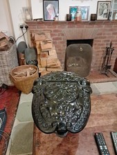 Antike Gusseisen KOHLE HOD