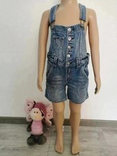 kurze Jeans-Latzhose für