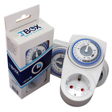 Tempo Box 1M mechanische Zeitschaltuhr 3500W - Timer Zeitschalter Uhr Steckdose