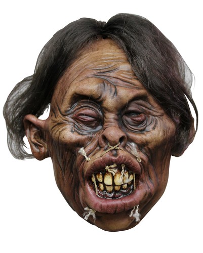 Zombie schrumpfkopf mit - schrumpfkopf,
