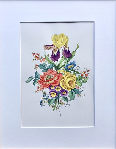 Original blumen gemälde - blumen,