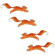  4 stücke stickerei diy