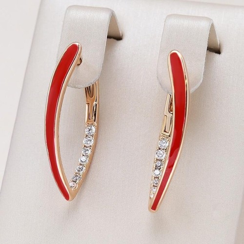 Luxus damen ohrringe creole - ohrringe,