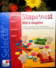 Stapelnest von Selecta...Erste Holz- Spiele...Stapelspaß für kleine Architekten