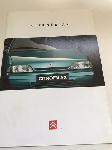 Citroen prospekt 1995 95 - ax,