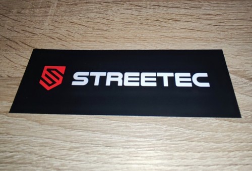 Streetec logo aufkleber 5x15cm - logo,