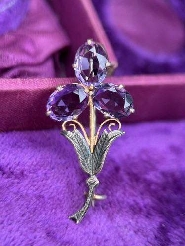 Brosche veilchen blume - brosche,