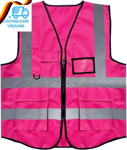Warnweste pink - warnweste, pink,warnweste