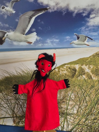 Handpuppe teufel von kersa - teufel,