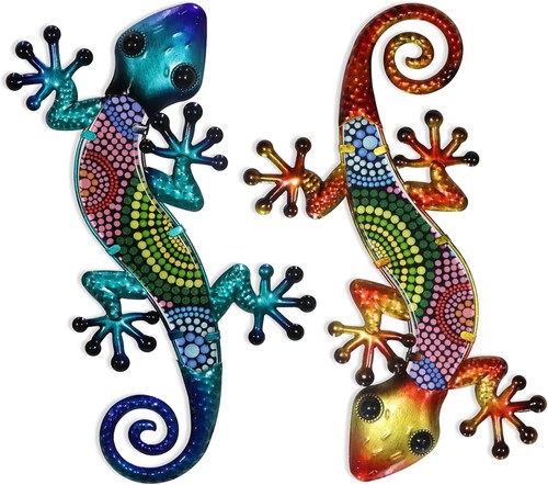 Metall gecko wandkunst - metall-gecko-wandkunst, 2