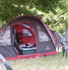 CampFeuer Familienzelt XtraL Zelt 6 Personen riesiger Vorraum 5000 Campingzelt