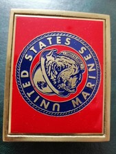 Gürtelschnalle, Buckle, messing, Emaille, neu