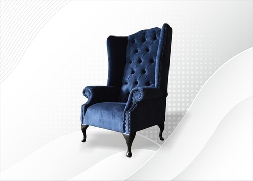 Chesterfield sessel blau - sessel,
