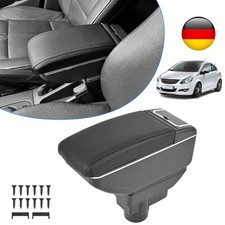 Mittelarmlehne Armauflage mit Staufach Ledertop Für Opel Corsa D S07 2006-1014