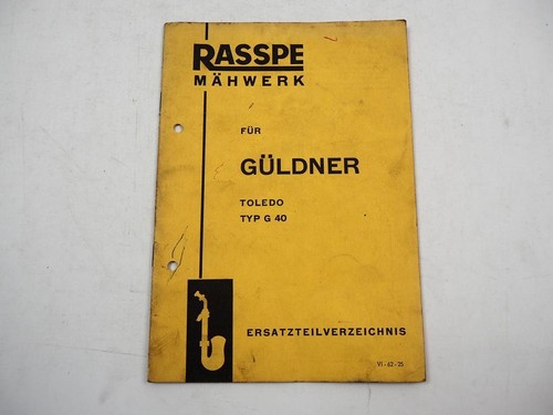 Rasspe mähwerk für - mähwerk,