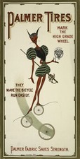 Vintage Werbung Palmer Reifen