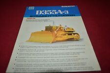 Komatsu D355A Crawler Traktor Gerade Kipp Dozer Dealer Broschüre AMIL15