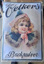 Blechschild Dr. Oetker 60x40cm