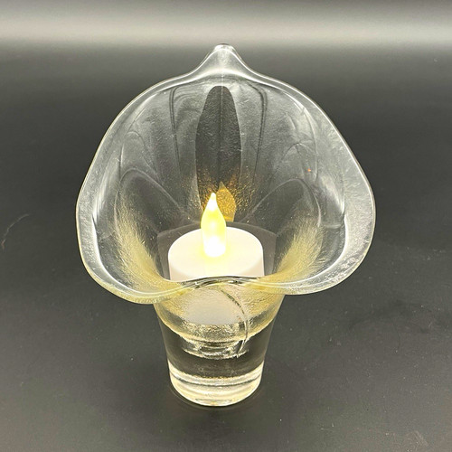 Vintage glas kerzenhalter - vintage, glas-kerzenhalter