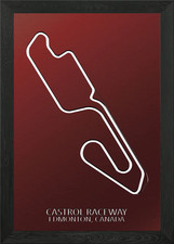 Castrol Raceway Gerahmtes